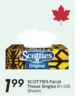 Sobeys SCOTTIES Facial Tissue offer