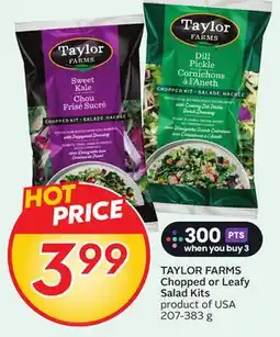 Sobeys TAYLOR FARMS Chopped or Leafy Salad Kits offer