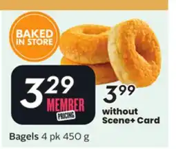 Sobeys Bagels offer