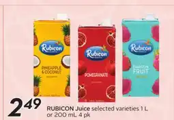 Sobeys RUBICON Juice offer