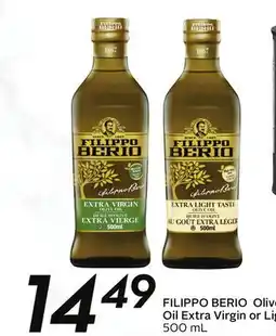 Sobeys FILIPPO BERIO Olive Oil Extra Virgin or Light offer