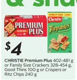 Sobeys CHRISTIE Premium Plus offer