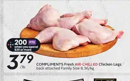 Sobeys COMPLIMENTS Fresh AIR-CHILLED Chicken Legs offer