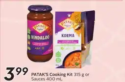 Sobeys PATAK'S Cooking Kit offer