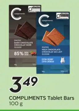 Sobeys COMPLIMENTS Tablet Bars offer