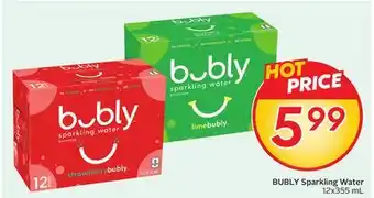 Sobeys BUBLY Sparkling Water offer
