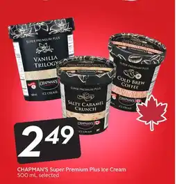 Sobeys CHAPMAN'S Super Premium Plus Ice Cream - Black Friday offer