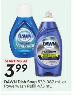 Sobeys DAWN Dish Soap offer