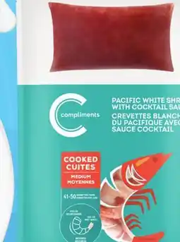 Sobeys COMPLIMENTS Cooked Shrimp with Sauce offer