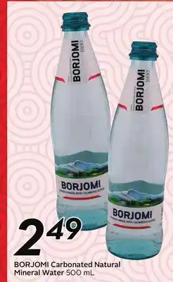 Sobeys BORJOMI Carbonated Natural Mineral Water offer