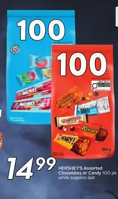 Sobeys HERSHEY'S Assorted Chocolates or Candy offer