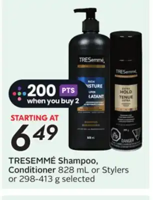 Sobeys TRESEMMÉ Shampoo, Conditioner offer