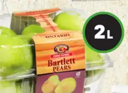 Sobeys Bartlett Pears offer