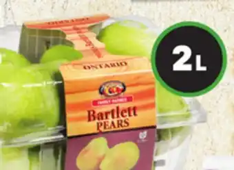 Sobeys Bartlett Pears offer
