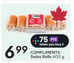 Sobeys COMPLIMENTS Swiss Rolls offer