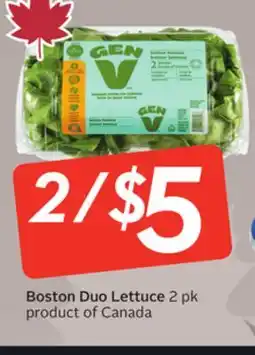 Sobeys Boston Duo Lettuce offer