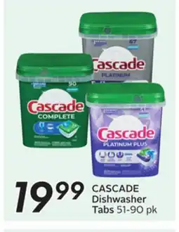 Sobeys CASCADE Dishwasher Tabs offer