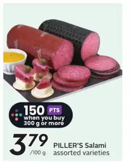 Sobeys PILLER'S Salami offer