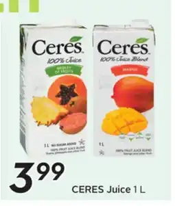 Sobeys CERES Juice offer
