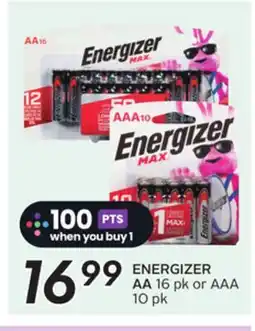 Sobeys ENERGIZER AA offer