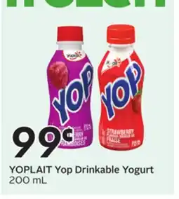 Sobeys YOPLAIT Yop Drinkable Yogurt offer