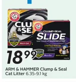 Sobeys ARM & HAMMER Clump & Seal Cat Litter offer