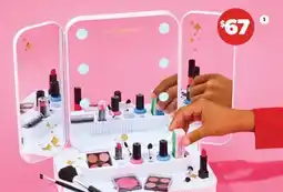 Real Canadian Superstore FAO SCHWARZ GIRLS VANITY MAKEUP STUDIO LOW PROFILE 24PC WITH DIAMOND PULL offer