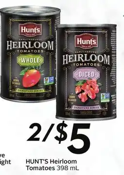 Sobeys HUNT'S Heirloom Tomatoes offer