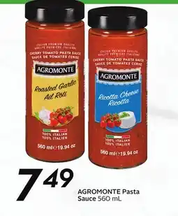 Sobeys AGROMONTE Pasta Sauce offer