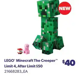Real Canadian Superstore LEGO MINECRAFT THE CREEPER offer