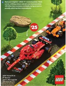 Real Canadian Superstore LEGO FERRARI SF-24 F1 RACE CAR offer