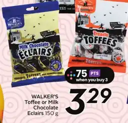 Sobeys WALKER'S Toffee or Milk Chocolate Eclairs offer