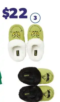 Real Canadian Superstore KID GRINCH SLIPPERS offer
