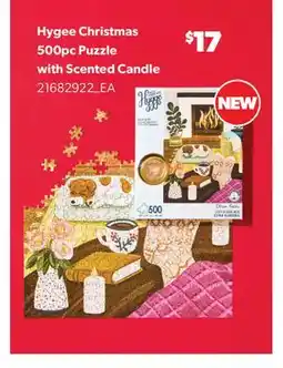 Real Canadian Superstore HYGEE CHRISTMAS 500PC PUZZLE WITH SCENTED CANDLE offer