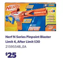 Real Canadian Superstore NERF N SERIES PINPOINT BLASTER offer