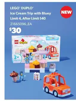Real Canadian Superstore LEGO DUPLO ICE CREAM TRIP WITH BLUEY offer