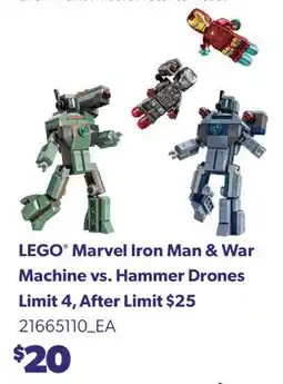 Real Canadian Superstore LEGO MARVEL IRON MAN & WAR MACHINE VS. HAMMER DRONES offer