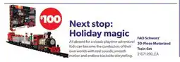 Real Canadian Superstore FAO SCHWARZ 30-PIECE MOTORIZED TRAIN SET offer