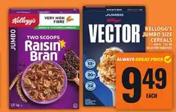 Food Basics KELLOGG'S JUMBO SIZE CEREALS offer