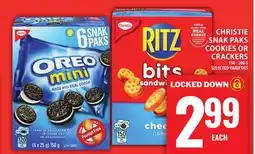 Food Basics CHRISTIE SNAK PAKS COOKIES OR CRACKERS offer