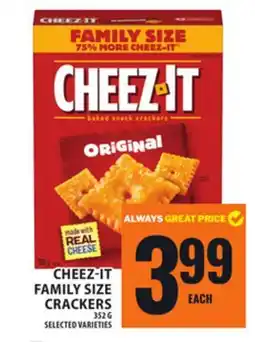 Food Basics CHEEZ-IT FAMILY SIZE CRACKERS offer