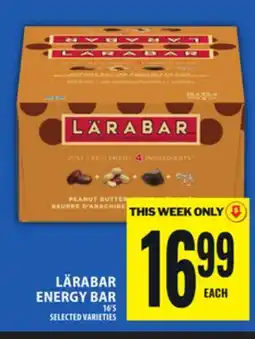 Food Basics LÄRABAR ENERGY BAR offer