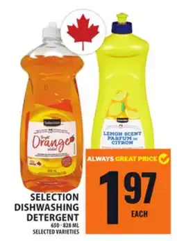 Food Basics SELECTION DISHWASHING DETERGENT offer