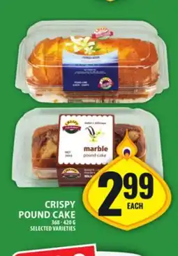 Food Basics CRISPY POUND CAKE offer