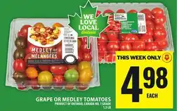 Food Basics GRAPE OR MEDLEY TOMATOES offer