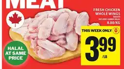 Food Basics FRESH CHICKEN WHOLE WINGS offer