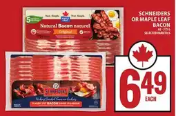 Food Basics SCHNEIDERS OR MAPLE LEAF BACON offer