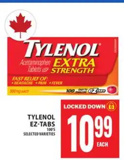 Food Basics TYLENOL EZ-TABS offer