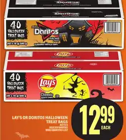 Food Basics LAY'S OR DORITOS HALLOWEEN TREAT BAGS offer