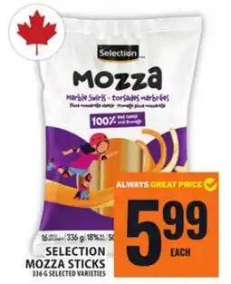 Food Basics SELECTION MOZZA STICKS offer
